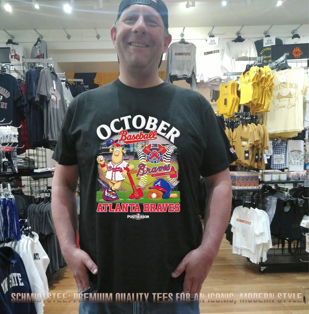 Atlanta Braves October Baseball 2026 Postseason graphic shirt