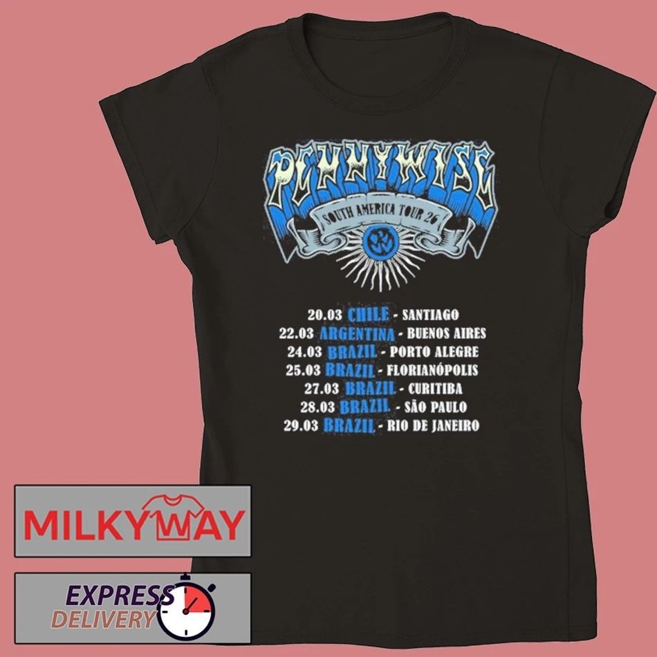 2026 Pennywise South America Tour Shirt