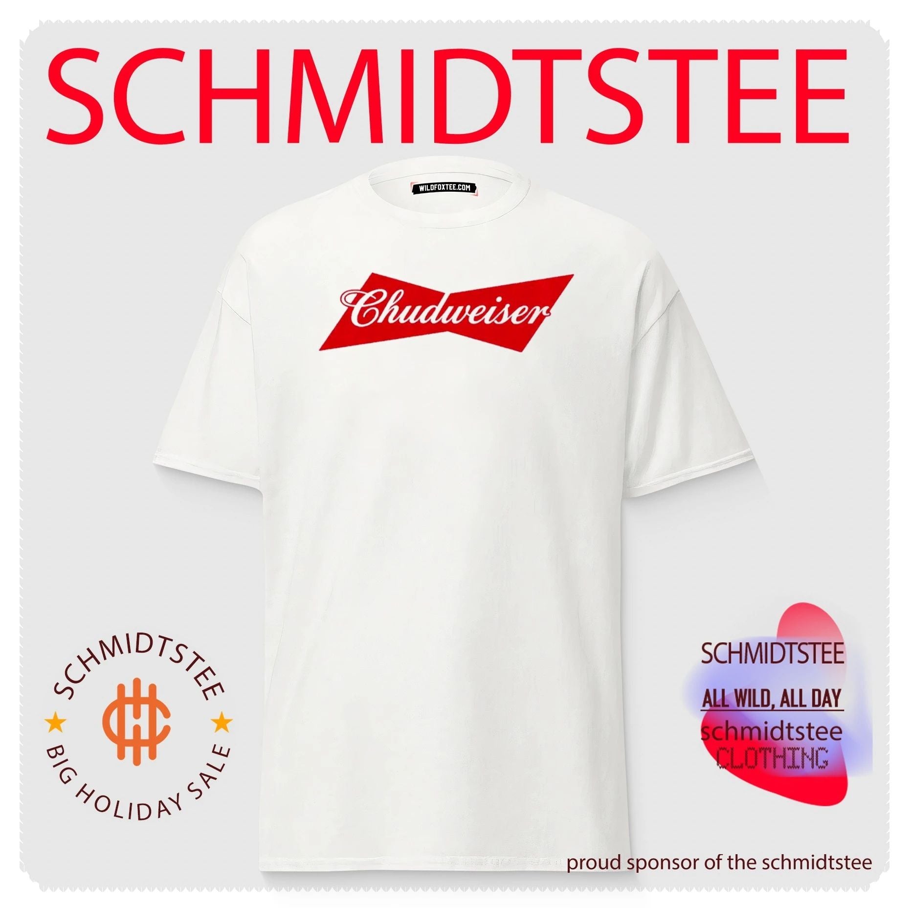 Chudweiser chud meme brewery parody shirt
