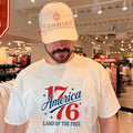 1776 America Land of the Free 4th of July shirt