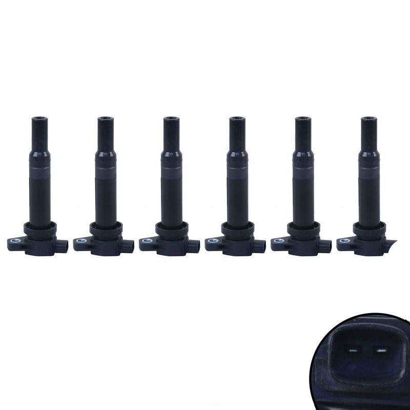 Ignition Coils For 2007-2009 Hyundai Santa Fe Kia Optima Rondo V6 2.7L Set(6)