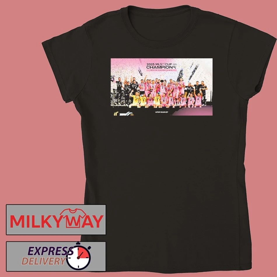 Celebrates Inter Miami FC 2025 MLS Cup Champions White House Visit shirt