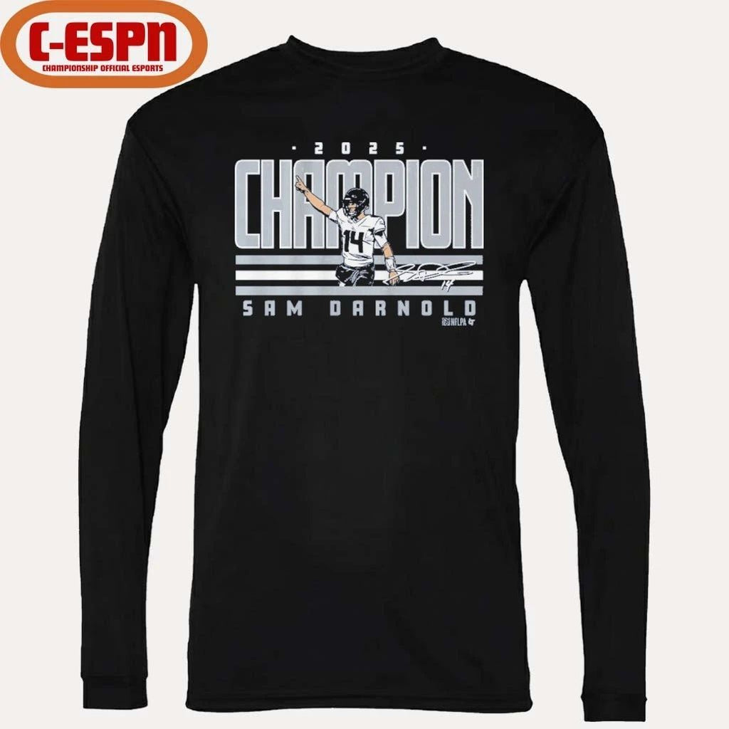 Sam Darnold 2025 World Champion Shirt