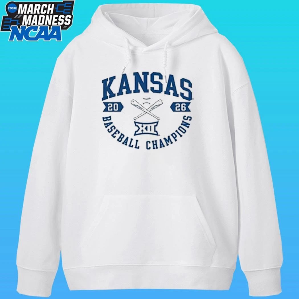Kansas Jayhawks Summit Sportswear 2026 Big 12 Baseball Tournament Champions Shirt