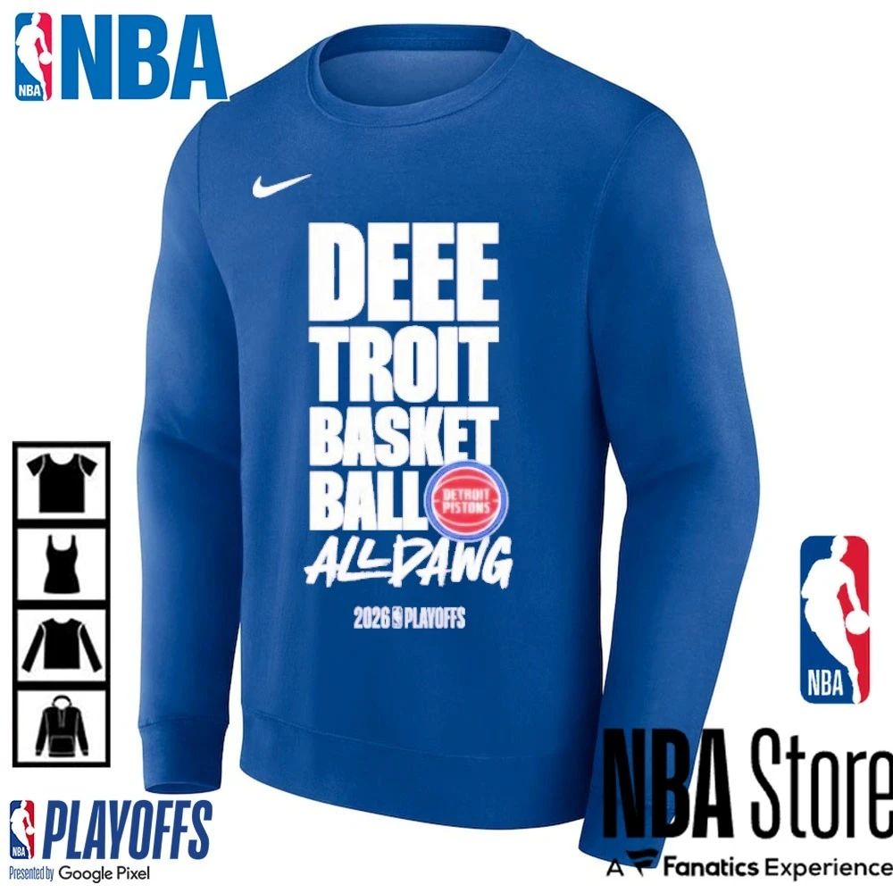 Deeetroit Basketball All Dawg Detroit Pistons 2026 NBA Playoffs Shirt