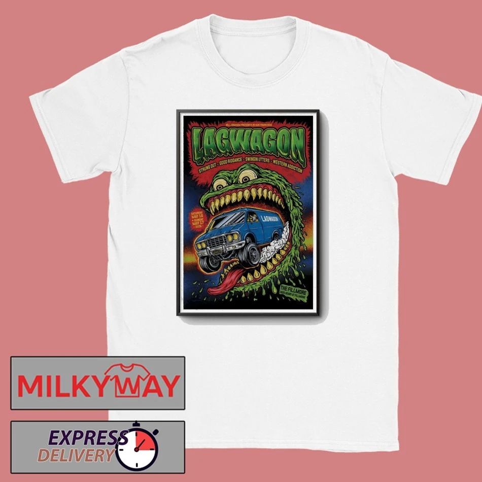 LIMITED Lagwagon San Francisco Show Poster May 16 & 17 2026 shirt