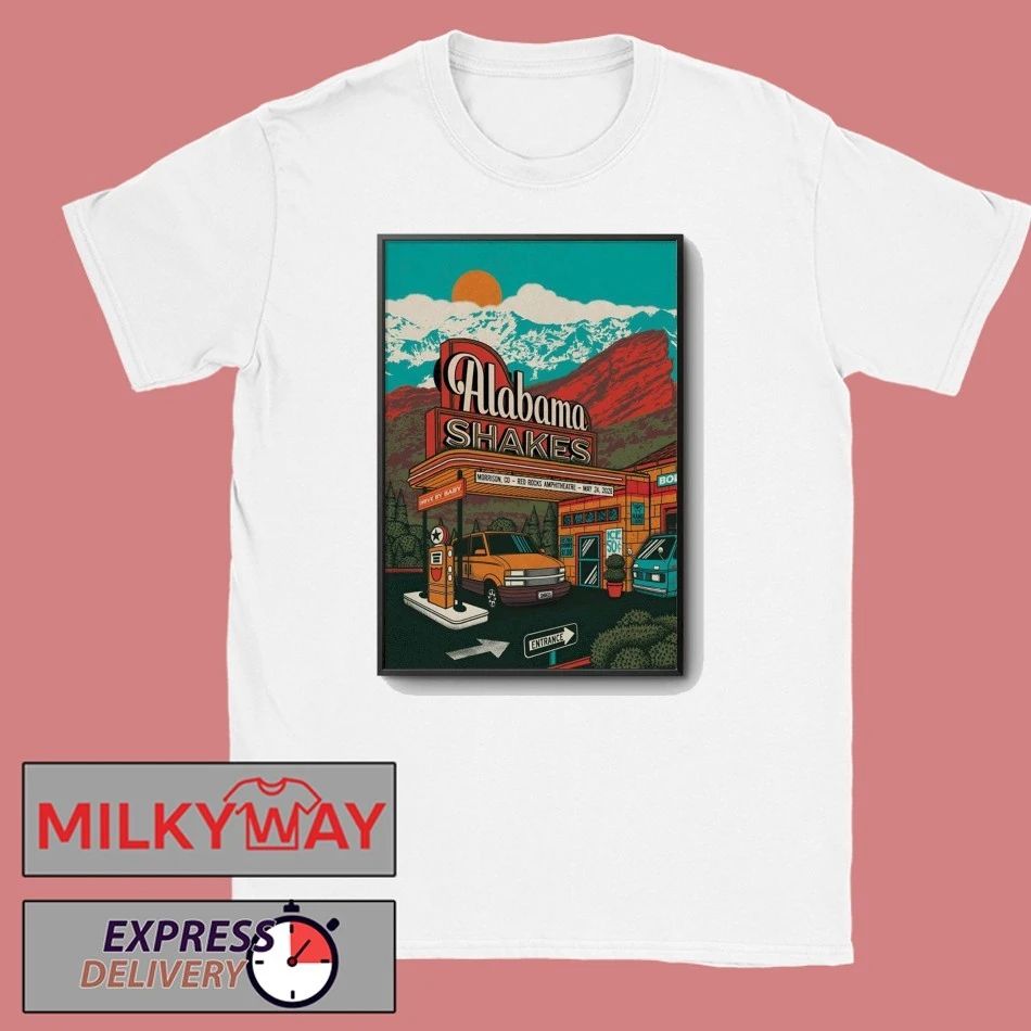 Alabama Shakes At Red Rocks Amphitheatre On May 24 2026 Poster shirt