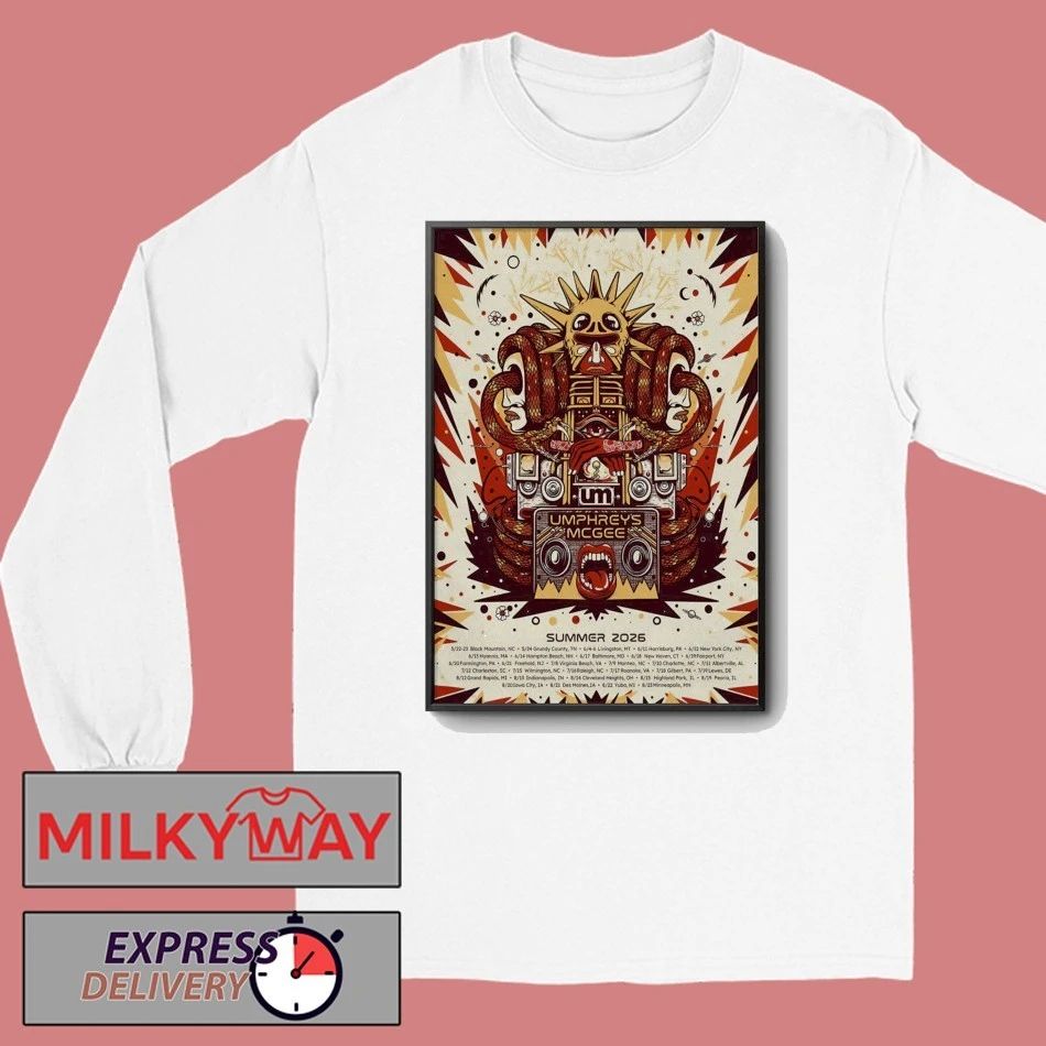 Poster Umphrey’s McGee Summer 2026 Tour shirt