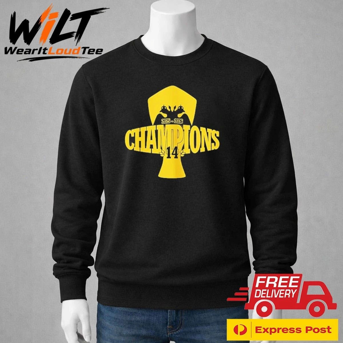 AEK Athens F.C. 2025-26 Greek Super League Champions Shirt