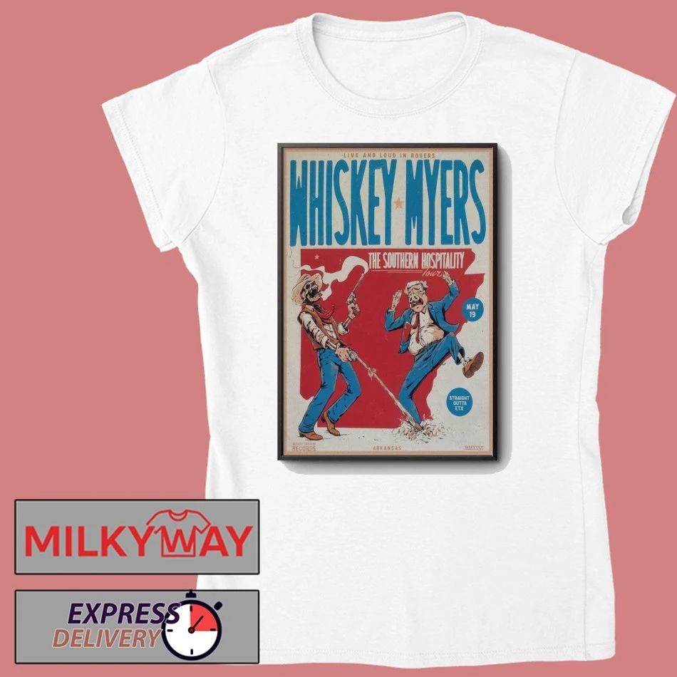 The Black Crowes and Whiskey Myers at Walmart AMP on May 19, 2026 Poster shirt