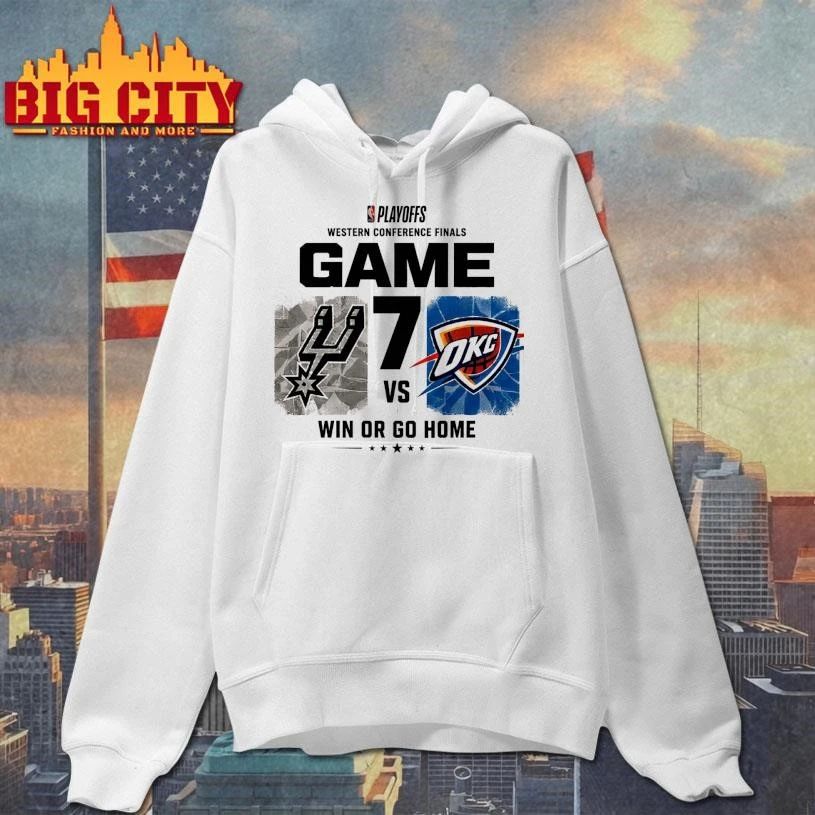 NBA Playoffs Game 7 Minimal Western Conference Finals Spur Vs Thunder Shirt