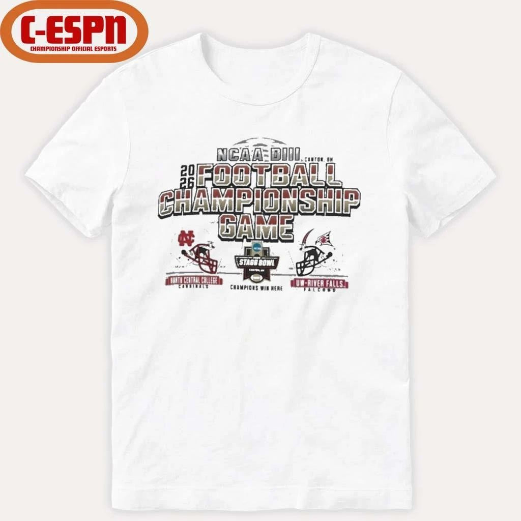 DIII Football Championship Game Shirt North Central College Vs UW-River Falls