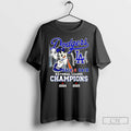 Classic Los Angeles Dodgers 2025 National League Champions Back 2 Back T Shirts