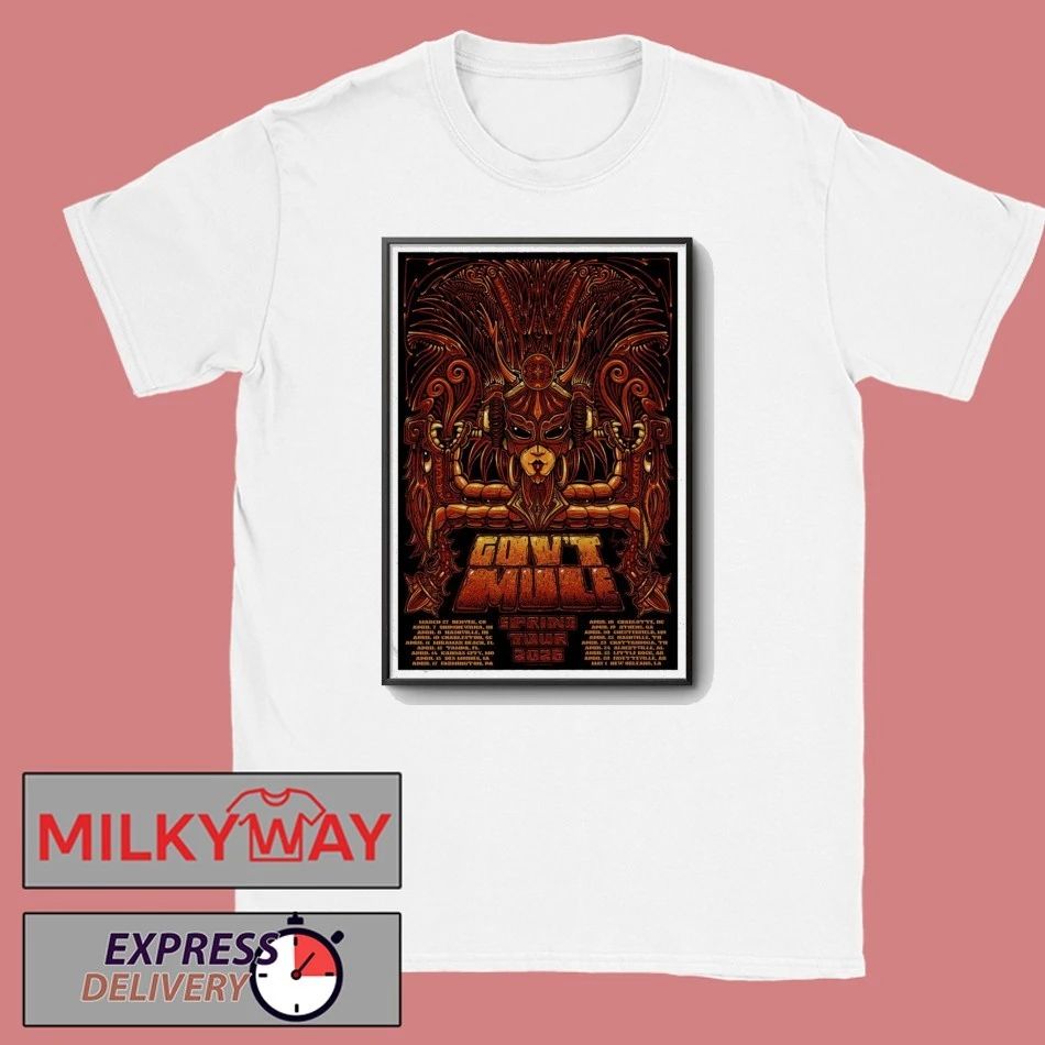 Poster Gov’t Mule Tour 2026 Spring shirt