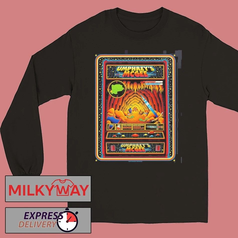 Umphrey’s McGee The Caverns 2026 Event Poster In Grundy County Tennessee On May 24 2026 Arcade Machine Art T-Shirt