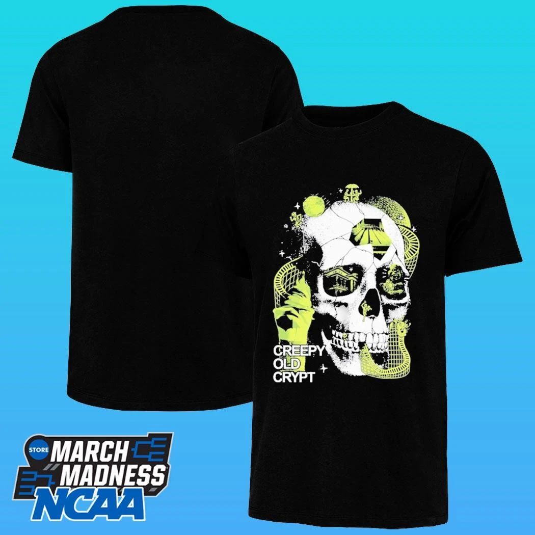Creepy Old Crypt Deconstructed Skull Shirt