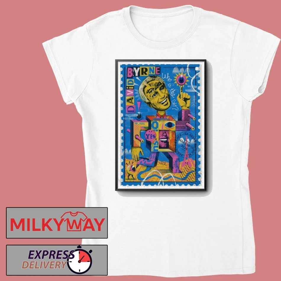 David Byrne Mar 18 and 19 2026 Poster La Grande Seine shirt