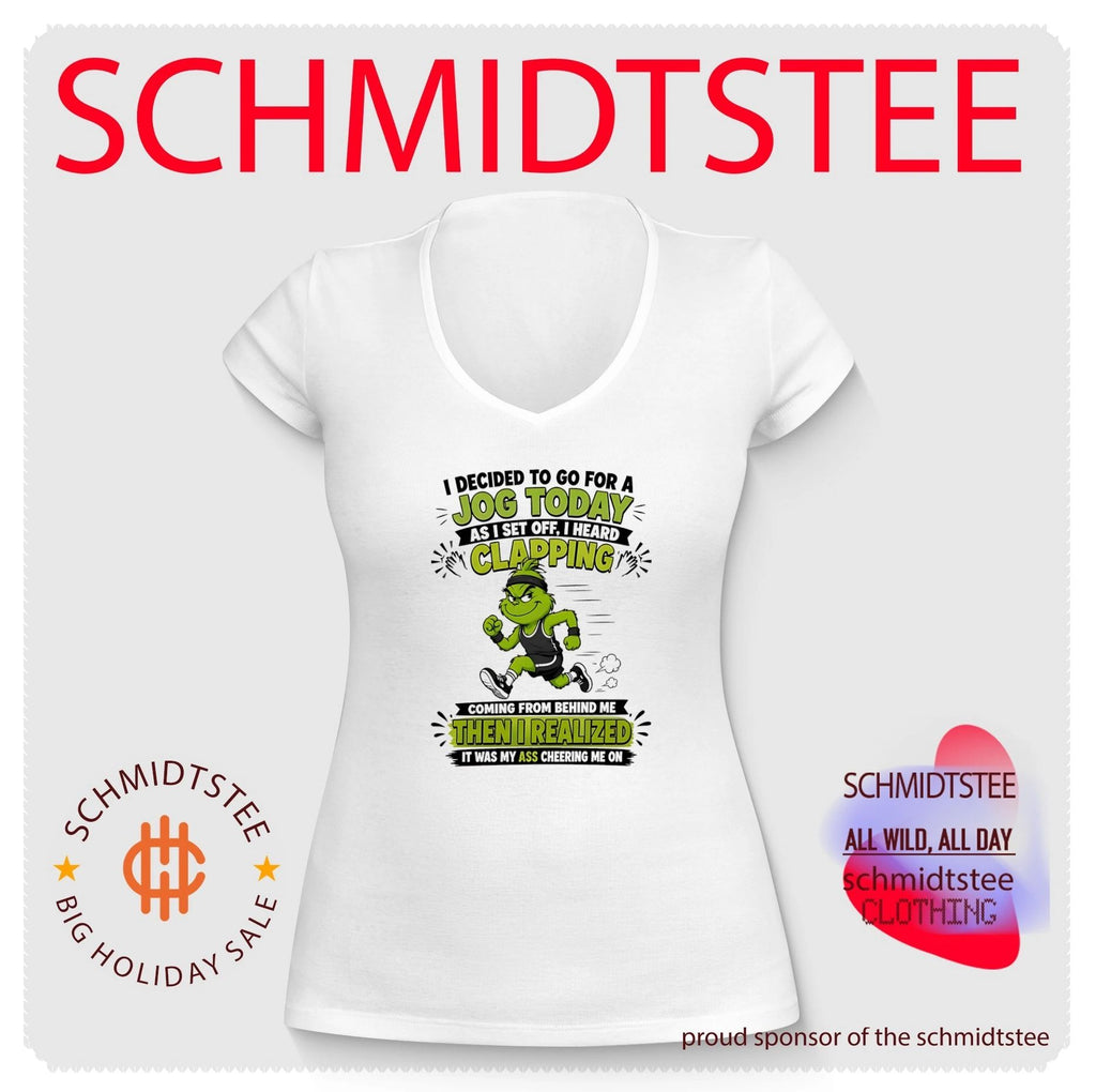 I decided to go for a jog today as I set off I heard clapping Grinch shirt