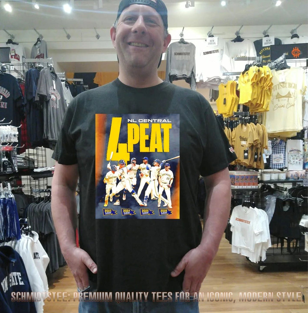 Milwaukee Brewers 4 Peat 2026 NL Central Champs Poster shirt