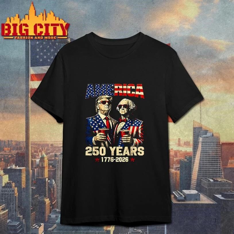 Trump and Washington America 250th USA Anniversary Shirt