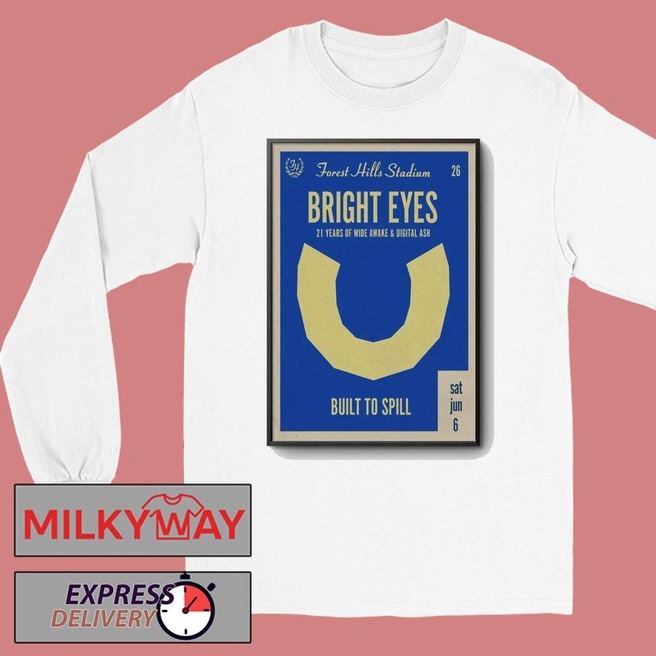 Bright Eyes June 6 2026 Anniversary Show Forest Hills Poster shirt