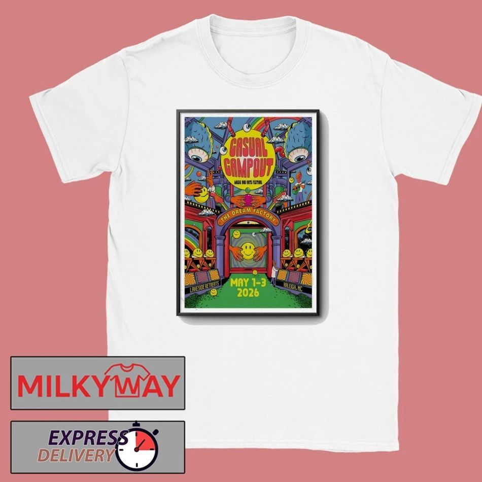 Casual Campout 5 1-5 3 2026 Lakeside Retreats Raleigh NC Poster shirt