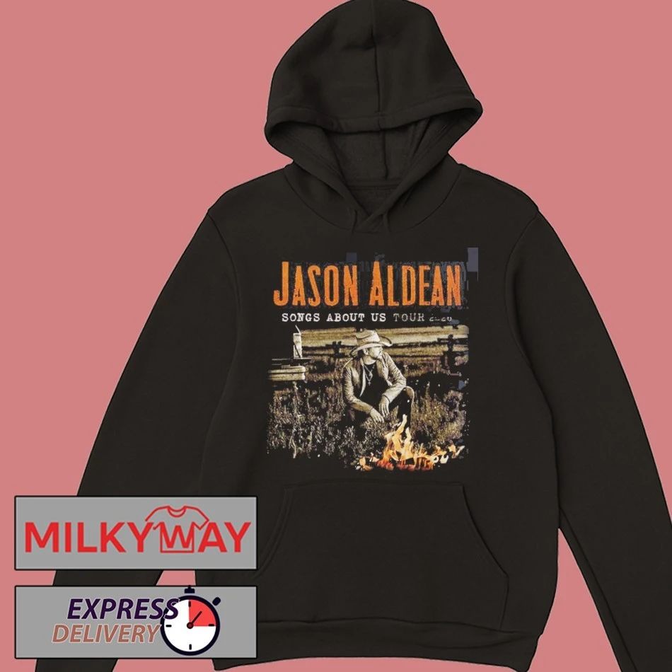 Jason Aldean Songs About Us Tour 2026 North America Schedule Dates Two Sided T-Shirt