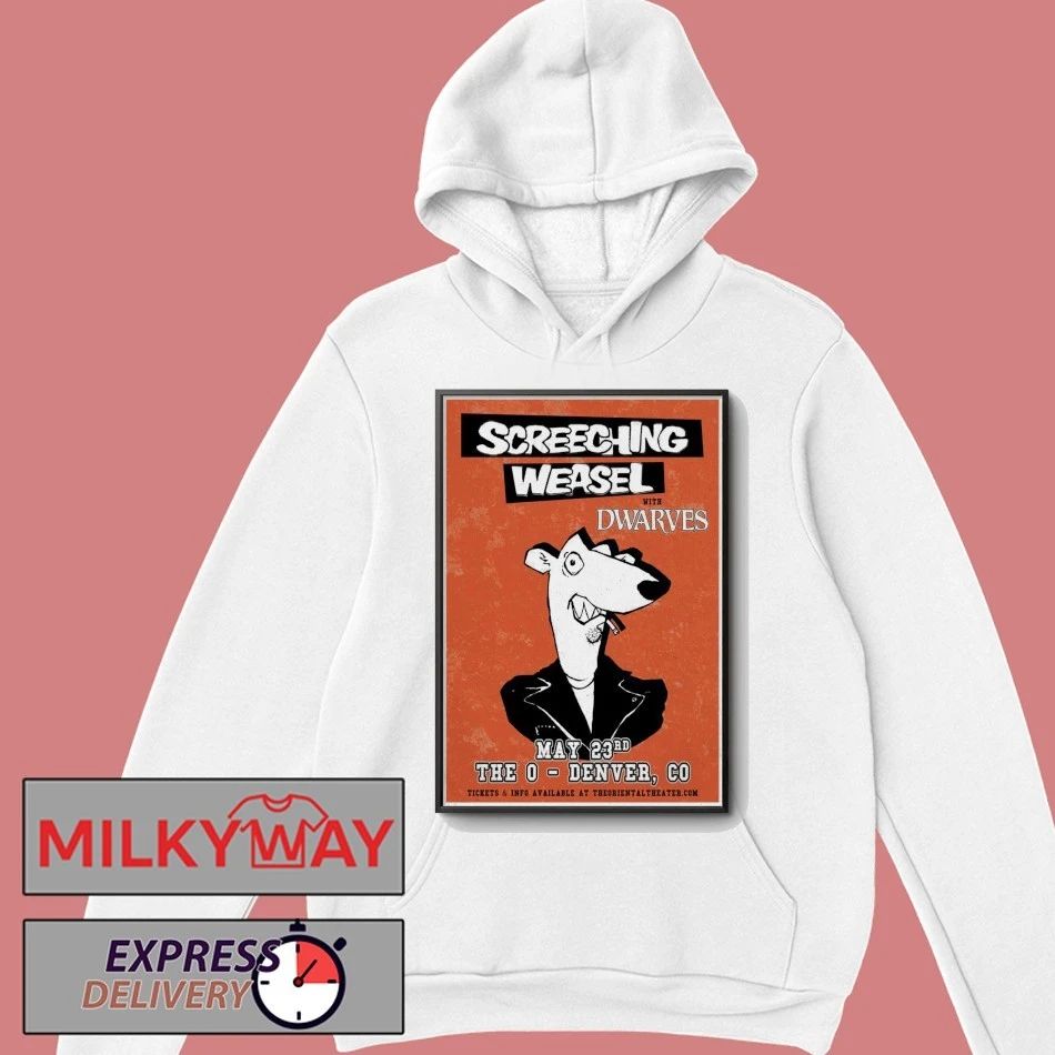 Screeching Weasel The O May 23 2026 Poster shirt