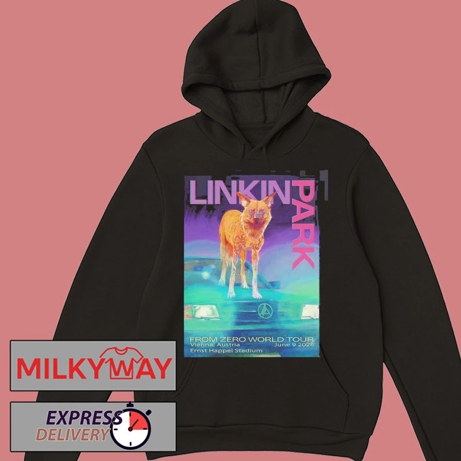 Linkin Park From Zero 2026 Tour Vienna Austria Poster At Ernst Happel Stadium On June 9 2026 T-Shirt