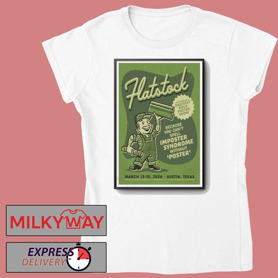 Poster Mar 13-15 2026 Flatstock Austin TX shirt