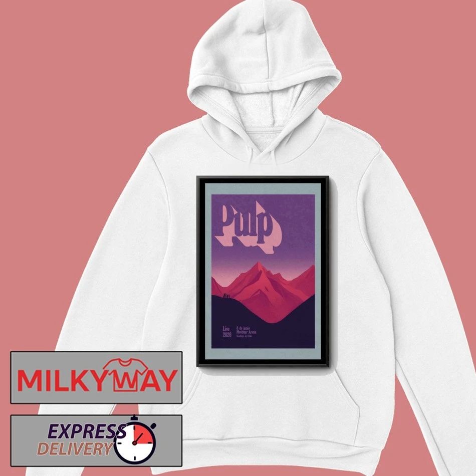 PULP June 8 2026 Santiago, Movistar Arena Poster shirt