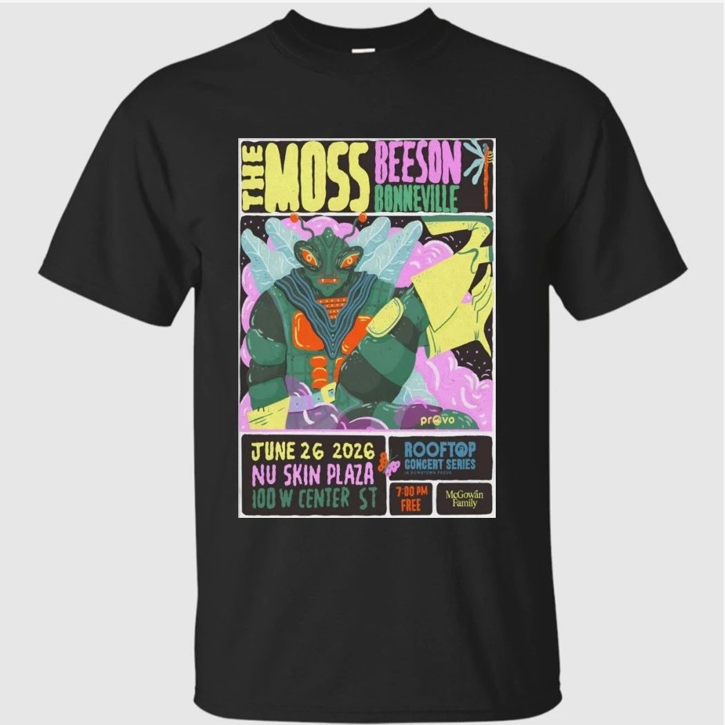 The Moss With Beeson And Bonneville 6-26-2026 Provo UT Poster Shirt