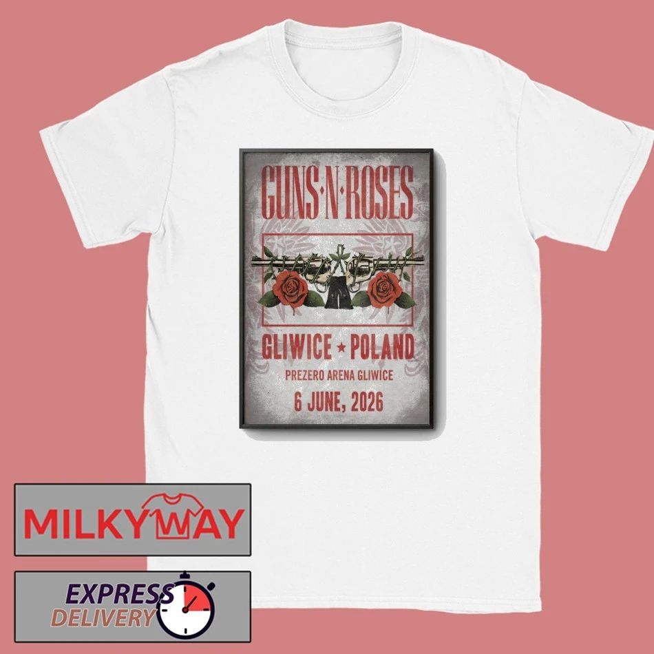 Guns N’ Roses June 6th, 2026 Gliwice, Poland Poster shirt
