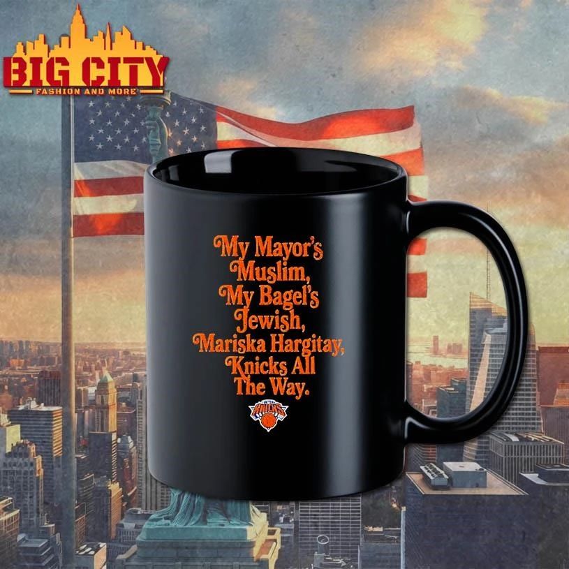 My Mayors Muslim My Bagels Jewish Mariska Hargitay Knicks All The Way Ny Knicks Nba Champions 2026 Shirt