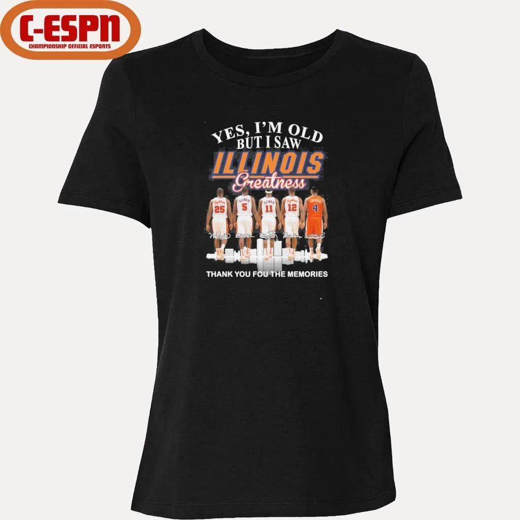 Yes, I’m Old But I Saw Illinois Men’s Basketball Greatness Shirt