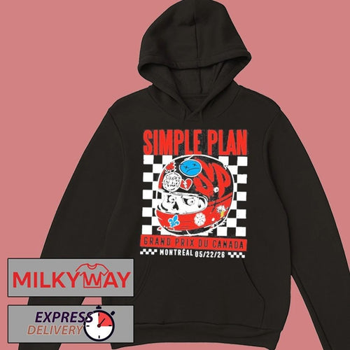 2026 Simple Plan RACE CAR HELMET TOUR Limited shirt