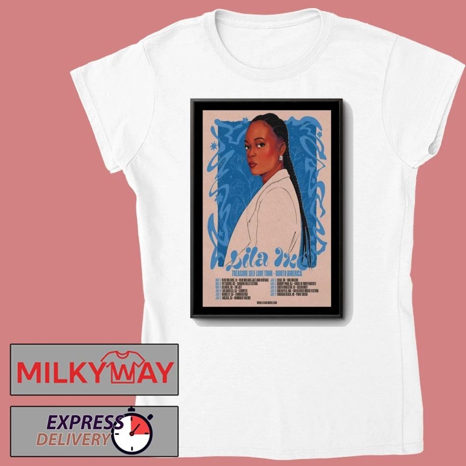 Lila Ike Treasure Self Love Tour Concert Poster shirt