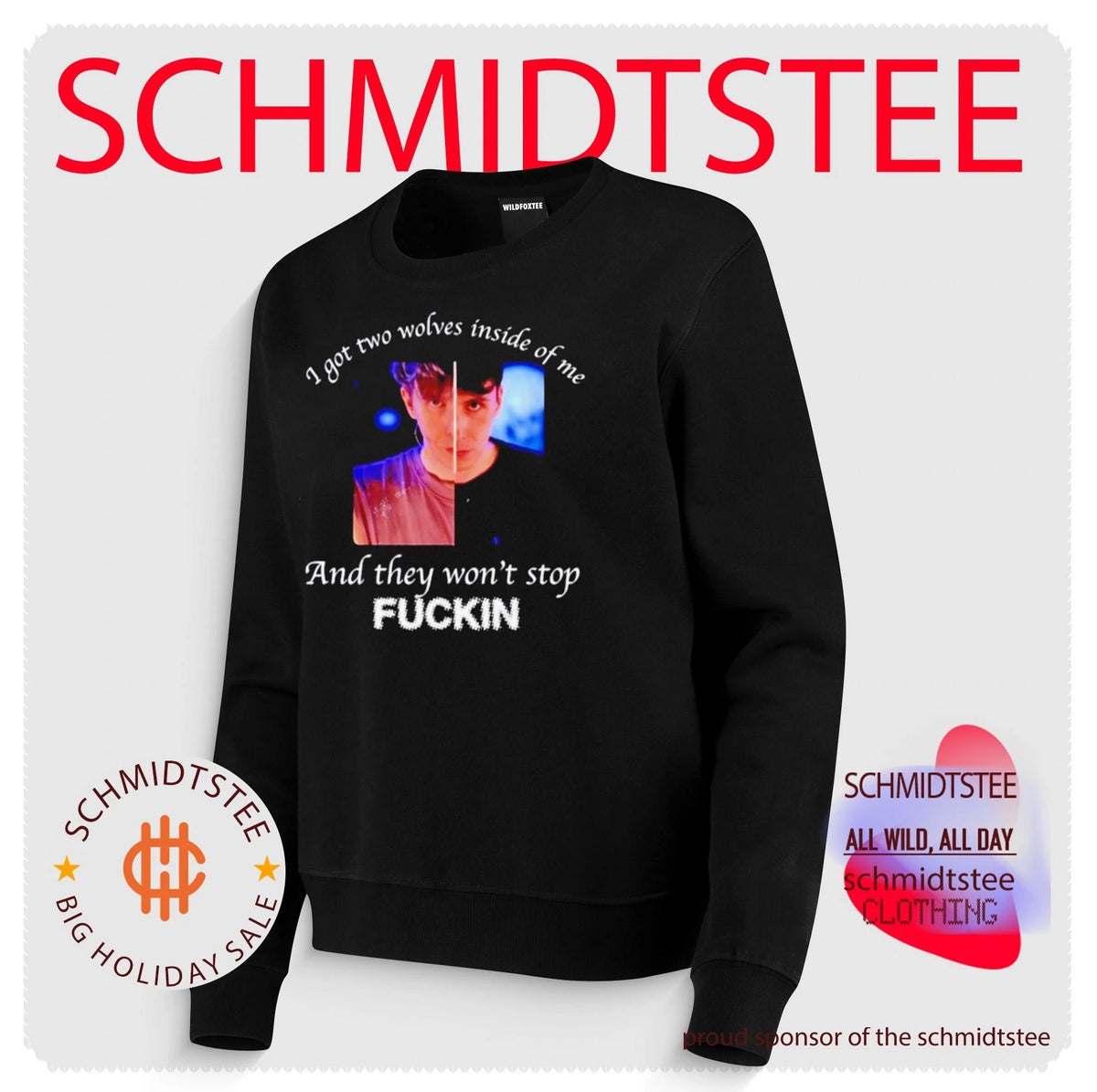 Danifil I got two wolves inside of me and they won’t stop fuckin shirt
