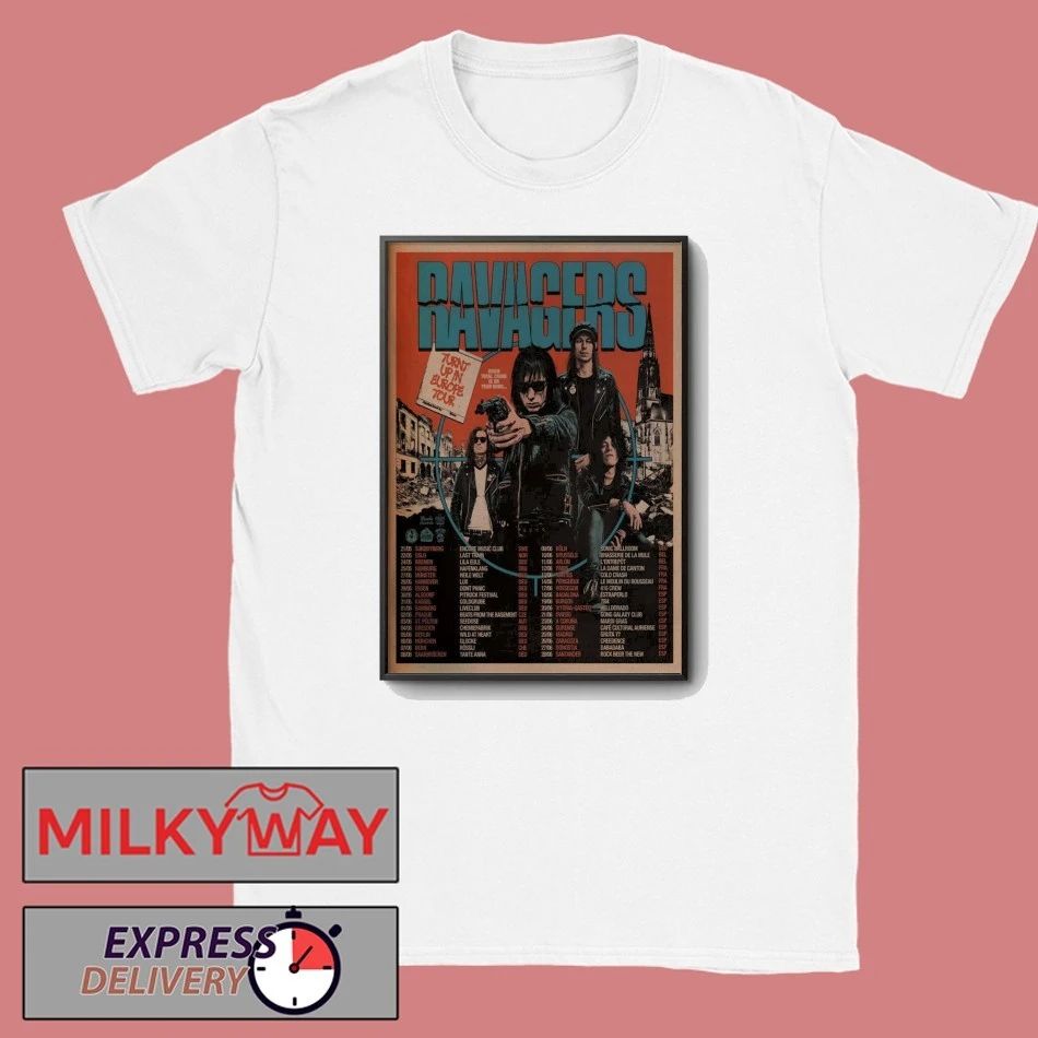 Poster RAVAGERS Turnt Up In Europe 2026 Tour shirt