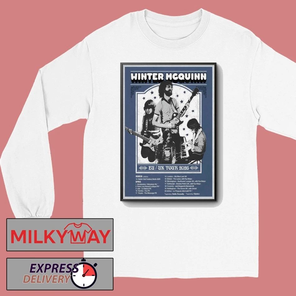 Winter McQuinn 2026 Tour EU-UK Poster shirt