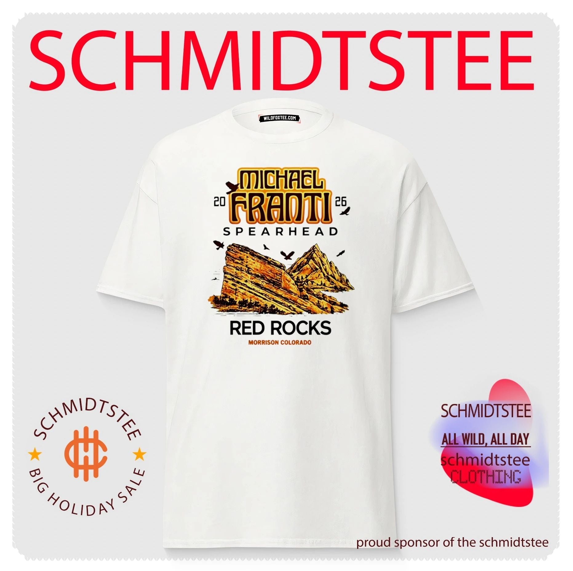 Michael Franti Morrison 2026 Red Rocks Amphitheatre Shirt