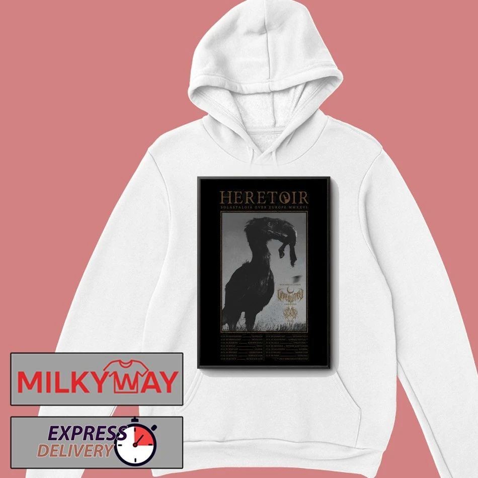 Heretoir European Tour 2026 Poster shirt