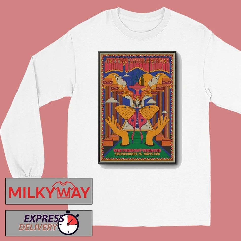 Jerry’s Middle Finger May 15 2026 At The Fremont Theater Show Poster shirt