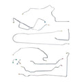 1972 Chevrolet GMC Suburban 3/4 Ton 4wd Power Disc Brake Line Kit 10pc, OE Steel