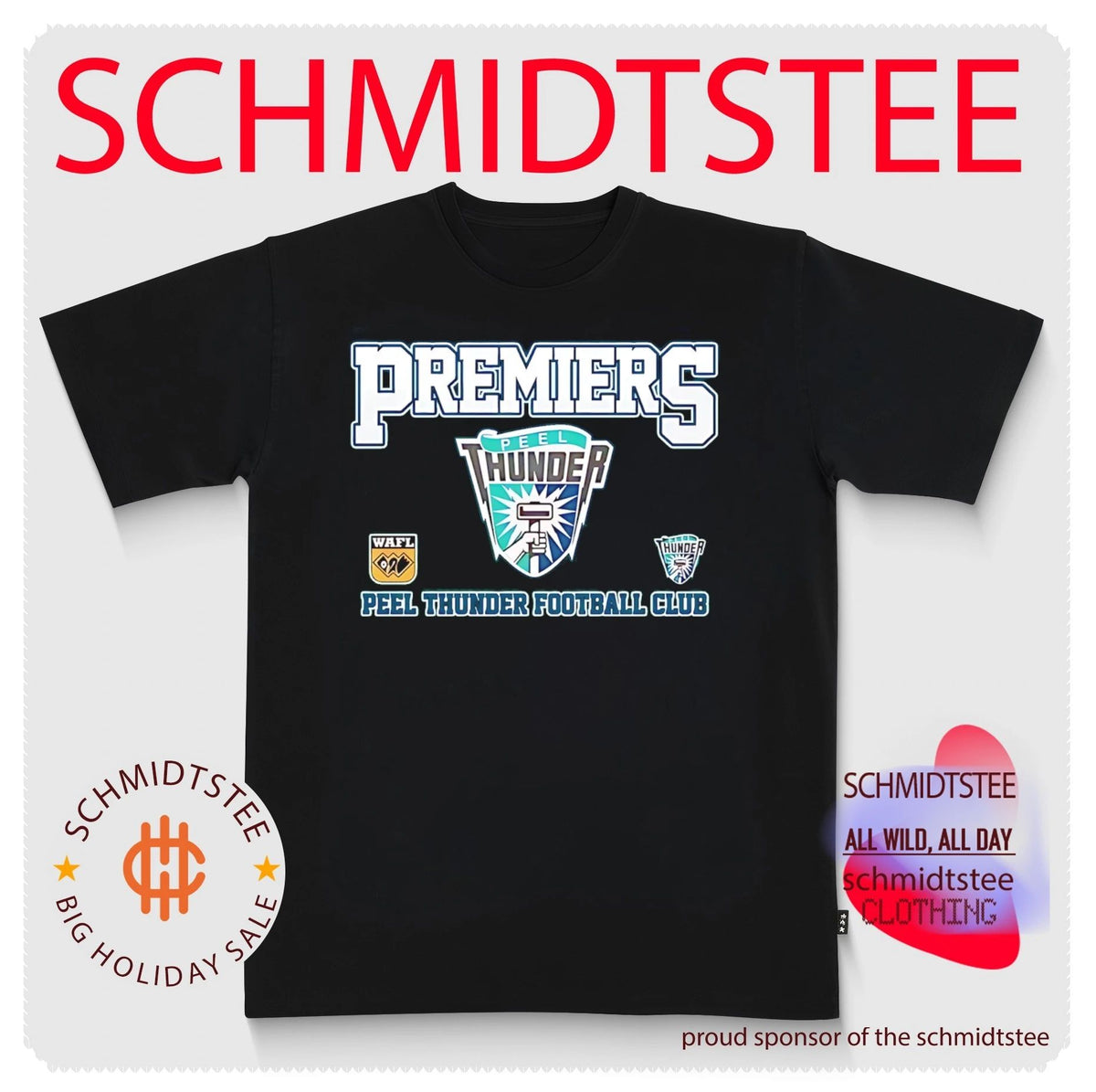 Peel Thunder Football Club WAFL League Premiers 2026 graphic shirt