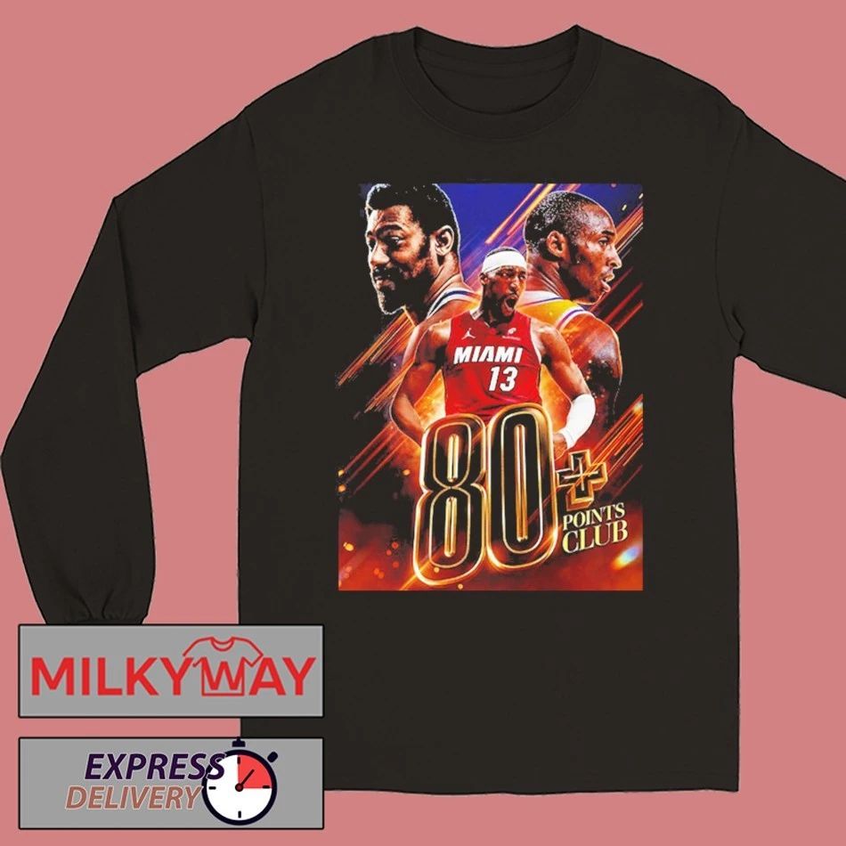 NBA Bam Adebayo Miami Heat 83 Points Club NBA History shirt