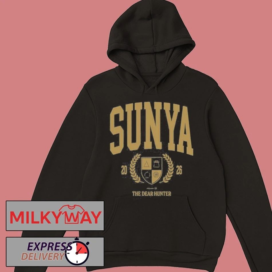 The Dear Hunter Sunya Collegiate Faded Black shirt