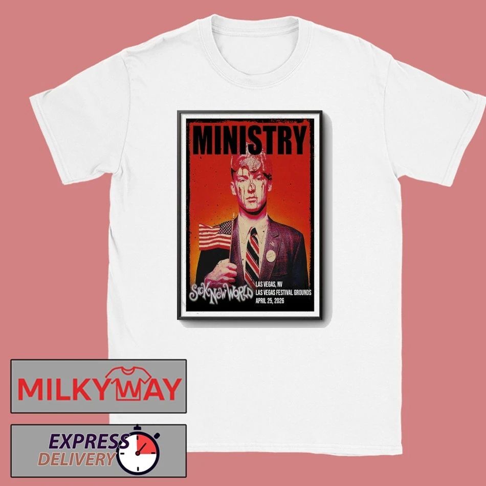 Ministry Las Vegas Festival Grounds Las Vegas NV Apr 25, 2026 Poster shirt