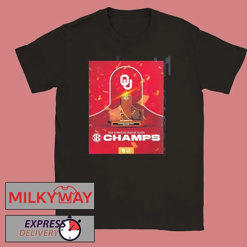 It Just Means More Oklahoma Sooners Women’s Gymnastics 2026 SEC Regular Season Champions Trophy T-Shirt