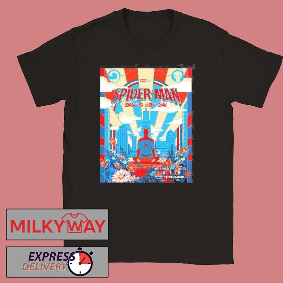Spider-Man Brand New Day Prime Early Screening Poster T-Shirt